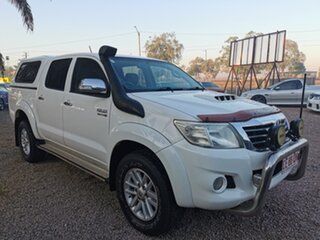 2012 Toyota Hilux KUN26R MY12 SR5 Double Cab White 4 Speed Automatic Utility