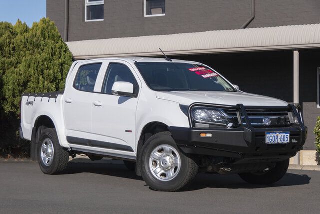 Used Holden Colorado RG MY18 LS Pickup Crew Cab Bunbury, 2018 Holden Colorado RG MY18 LS Pickup Crew Cab White 6 Speed Sports Automatic Utility