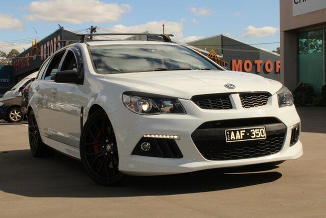 Used Holden Special Vehicles ClubSport Gen F R8 Tourer West Footscray, 2013 Holden Special Vehicles ClubSport Gen F R8 Tourer White 6 Speed Auto Active Sequential Wagon