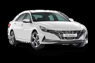 2022 Hyundai i30 CN7.V1 MY21 Active Polar White 6 Speed Sports Automatic Sedan