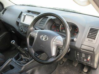 2014 Toyota Hilux KUN26R MY12 SR (4x4) White 5 Speed Manual Dual Cab Pick-up
