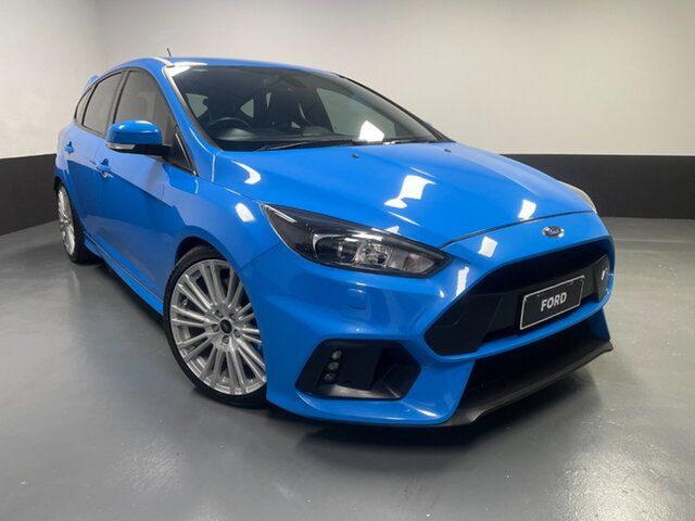 Used Ford Focus LZ RS AWD Hamilton, 2017 Ford Focus LZ RS AWD Blue 6 Speed Manual Hatchback