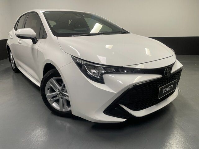 Used Toyota Corolla Mzea12R Ascent Sport Raymond Terrace, 2019 Toyota Corolla Mzea12R Ascent Sport White 10 Speed Constant Variable Hatchback