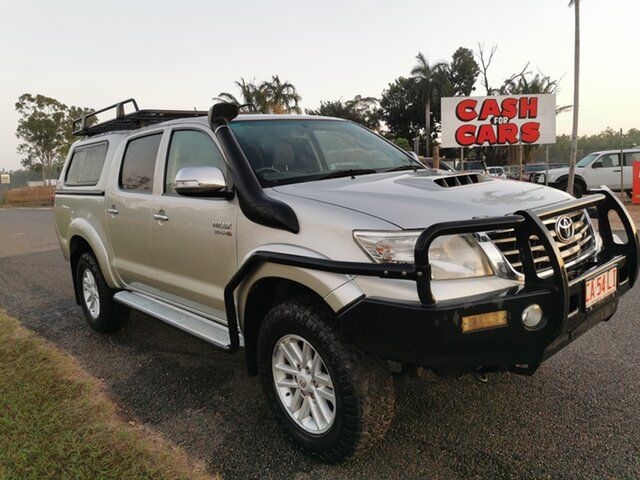 Used Toyota Hilux KUN26R MY12 SR5 Double Cab Pinelands, 2012 Toyota Hilux KUN26R MY12 SR5 Double Cab Silver 4 Speed Automatic Utility