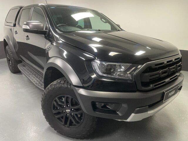 Used Ford Ranger PX MkIII 2021.25MY Raptor Hamilton, 2021 Ford Ranger PX MkIII 2021.25MY Raptor Black 10 Speed Sports Automatic Double Cab Pick Up