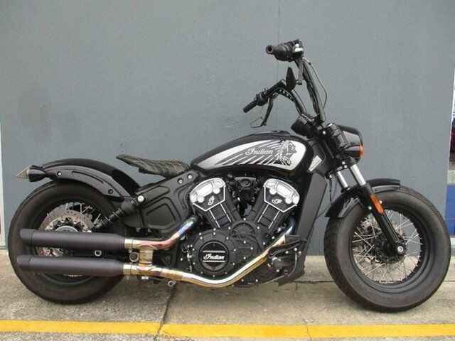 Used Indian Scout Bobber Thunder Black MY20 1100CC Nerang, 2020 Indian Scout Bobber Thunder Black 1100CC Cruiser 1133cc