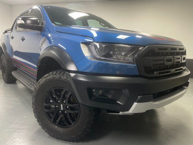 Used Ford Ranger PX MkIII 2021.25MY Raptor Hamilton, 2021 Ford Ranger PX MkIII 2021.25MY Raptor Blue 10 Speed Sports Automatic Double Cab Pick Up