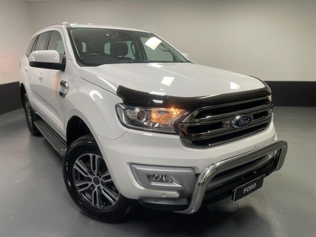 Used Ford Everest UA Trend Hamilton, 2017 Ford Everest UA Trend White 6 Speed Sports Automatic SUV