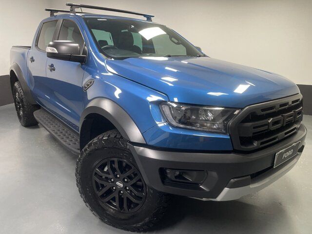 Used Ford Ranger PX MkIII 2020.25MY Raptor Hamilton, 2020 Ford Ranger PX MkIII 2020.25MY Raptor Blue 10 Speed Sports Automatic Double Cab Pick Up