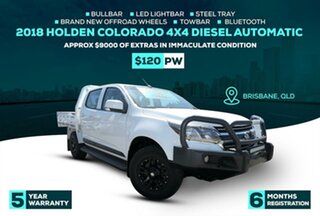 2018 Holden Colorado RG MY18 LS Crew Cab White 6 Speed Sports Automatic Cab Chassis.