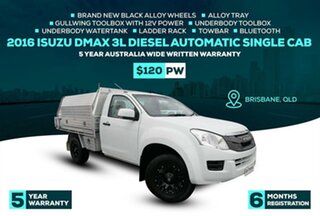 2016 Isuzu D-MAX MY17 SX 4x2 High Ride White 6 Speed Sports Automatic Cab Chassis.