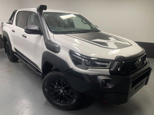 Used Toyota Hilux GUN126R Rugged X Double Cab Hamilton, 2022 Toyota Hilux GUN126R Rugged X Double Cab White 6 Speed Sports Automatic Utility