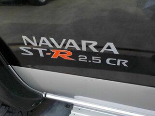 2009 Nissan Navara D22 MY08 ST-R (4x4) Black 5 Speed Manual Dual Cab Pick-up