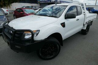 2014 Ford Ranger PX XL Hi-Rider White 6 Speed Sports Automatic Cab Chassis.