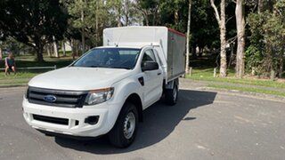 2012 Ford Ranger PX XL 2.2 (4x2) White 6 Speed Manual Cab Chassis