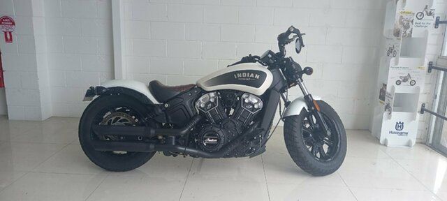 Used Indian Scout Bobber White Smoke MY19 1100CC Slacks Creek, 2018 Indian Scout Bobber White Smoke 1100CC Cruiser 1133cc