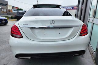 2016 Mercedes-Benz C-Class W205 807MY C200 7G-Tronic + White 7 Speed Sports Automatic Sedan