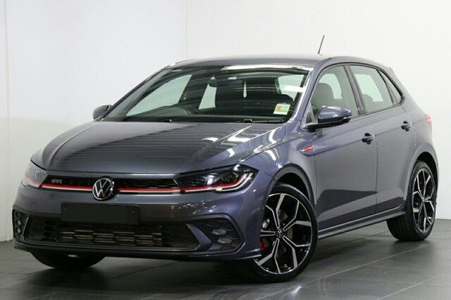 New Volkswagen Polo AE MY24 GTI DSG Victoria Park, 2024 Volkswagen Polo AE MY24 GTI DSG Smokey Grey Metallic 6 Speed Sports Automatic Dual Clutch