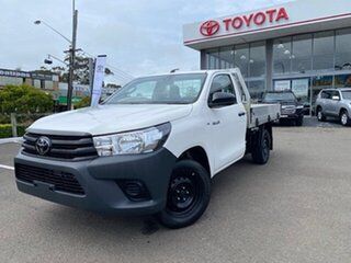 2020 Toyota Hilux TGN121R Workmate 4x2 6 Speed Sports Automatic Cab Chassis.