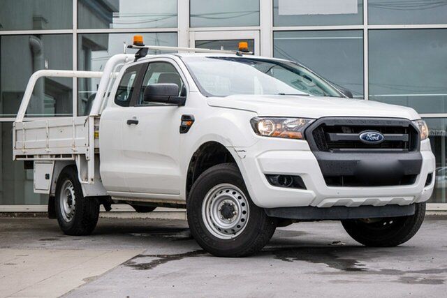 Used Ford Ranger PX MkII 2018.00MY XL Hi-Rider Sebastopol, 2018 Ford Ranger PX MkII 2018.00MY XL Hi-Rider White 6 Speed Sports Automatic Cab Chassis