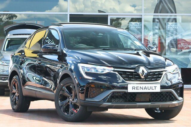 New Renault Arkana JL1 MY23 R.S. Line Coupe EDC Nailsworth, 2023 Renault Arkana JL1 MY23 R.S. Line Coupe EDC Pearl Black 7 Speed Sports Automatic Dual Clutch