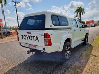 2013 Toyota Hilux KUN26R MY12 SR Double Cab White 4 Speed Automatic Utility