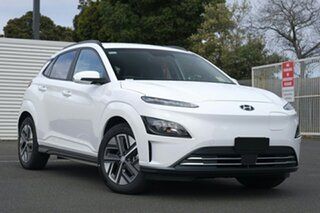 2023 Hyundai Kona OS.V4 MY23 electric Elite Atlas White 1 Speed Reduction Gear Wagon.