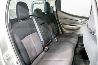 2018 Mitsubishi Triton MQ MY18 GLS Double Cab Silver, Chrome 5 Speed Sports Automatic Utility