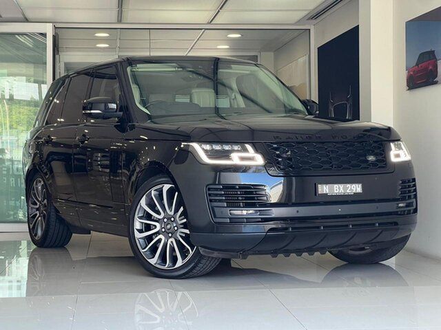 Used Land Rover Range Rover L405 18MY Autobiography Brookvale, 2018 Land Rover Range Rover L405 18MY Autobiography Santorini Black 8 Speed Sports Automatic Wagon