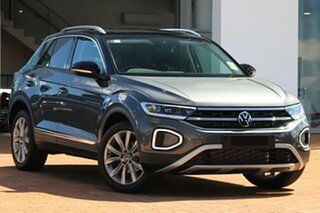 2024 Volkswagen T-ROC D11 MY24 110TSI Style Indium Grey & Black Roof 8 Speed Sports Automatic Wagon.