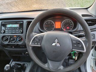2016 Mitsubishi Triton MQ MY17 GLX White 6 Speed Manual Cab Chassis