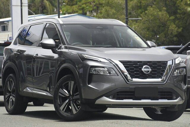 New Nissan X-Trail T33 MY23 Ti X-tronic 4WD Bundamba, 2023 Nissan X-Trail T33 MY23 Ti X-tronic 4WD Gun Metallic 7 Speed Constant Variable Wagon