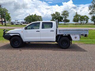 2011 Toyota Hilux KUN26R MY12 Workmate Double Cab White 5 Speed Manual Utility