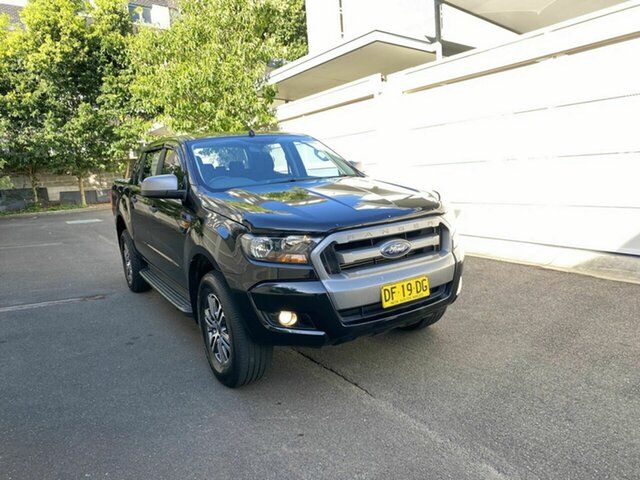 Used Ford Ranger PX MkII XLS Double Cab Zetland, 2016 Ford Ranger PX MkII XLS Double Cab Black 6 Speed Sports Automatic Utility