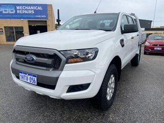 2016 Ford Ranger PX MkII XL 2.2 (4x4) White 6 Speed Manual Crew Cab Chassis.