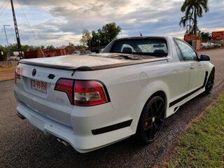 2011 Holden Special Vehicles Maloo E Series 3 MY12 R8 SV Black Edition White 6 Speed Manual Utility
