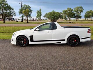 2011 Holden Special Vehicles Maloo E Series 3 MY12 R8 SV Black Edition White 6 Speed Manual Utility