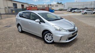 2012 Toyota Prius v ZVW40R Hybrid Silver Continuous Variable Wagon.