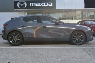 2024 Mazda 3 BP2H7A G20 SKYACTIV-Drive Touring Polymetal Grey 6 Speed Sports Automatic Hatchback.
