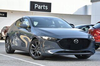 2024 Mazda 3 BP2H7A G20 SKYACTIV-Drive Touring Polymetal Grey 6 Speed Sports Automatic Hatchback.