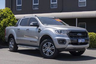 2020 Ford Ranger PX MkIII 2020.25MY Wildtrak Silver 10 Speed Sports Automatic Double Cab Pick Up.