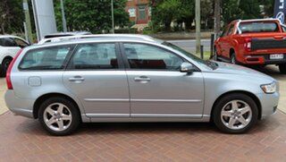 2008 Volvo V50 MY08 D5 Silver 5 Speed Automatic Geartronic Wagon.