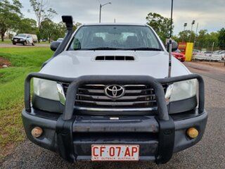2013 Toyota Hilux KUN26R MY12 SR Double Cab White 5 Speed Manual Utility