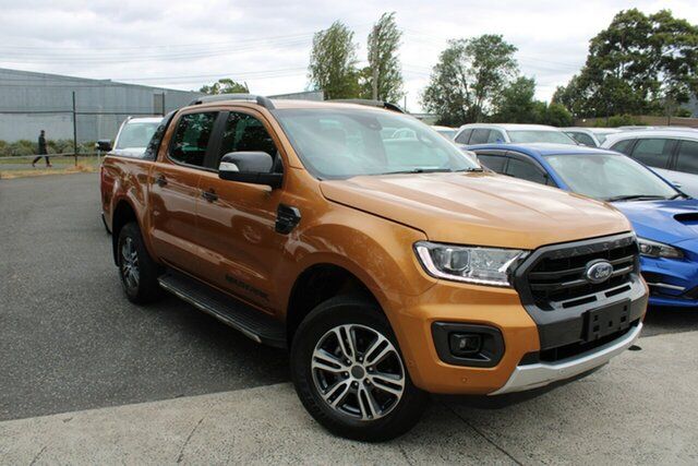Used Ford Ranger PX MkIII 2021.25MY Wildtrak Ferntree Gully, 2021 Ford Ranger PX MkIII 2021.25MY Wildtrak Orange 10 Speed Sports Automatic Double Cab Pick Up