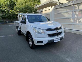 2013 Holden Colorado RG MY13 DX 4x2 White 5 Speed Manual Cab Chassis.