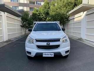 2013 Holden Colorado RG MY13 DX 4x2 White 5 Speed Manual Cab Chassis.