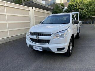 2013 Holden Colorado RG MY13 DX 4x2 White 5 Speed Manual Cab Chassis