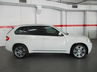 2013 BMW X5 E70 MY1112 xDrive30d Steptronic White 8 Speed Sports Automatic Wagon.