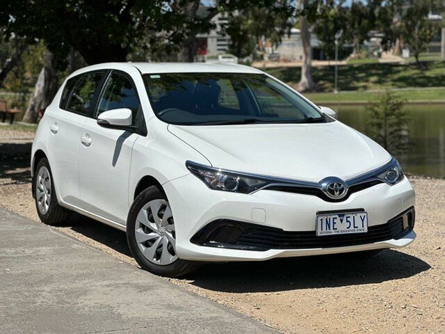 Used Toyota Corolla ZRE182R Ascent S-CVT Wodonga, 2018 Toyota Corolla ZRE182R Ascent S-CVT White 7 Speed Constant Variable Hatchback