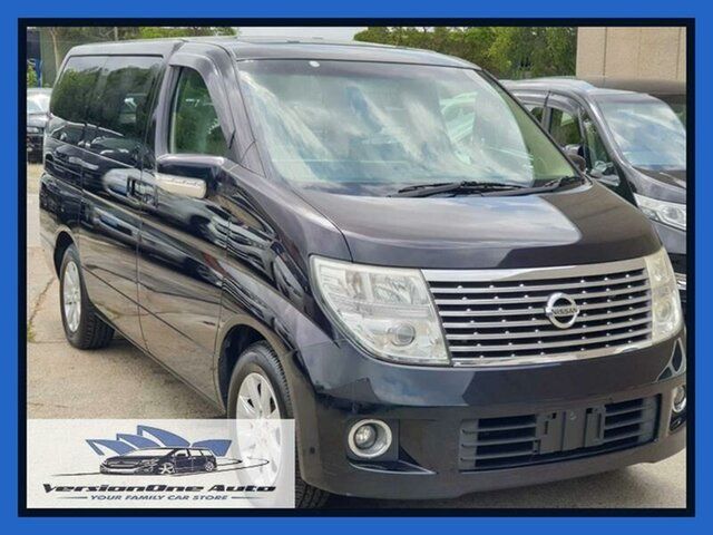 Used Nissan Elgrand Silverwater, 2006 Nissan Elgrand E51 SERIES 2 XL SUNROOFS 7 SEATS CURTAINS Black Automatic